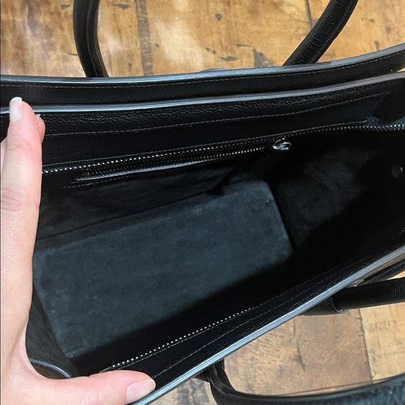 Celine Black Leather Tote Bag - Picture 4 of 11